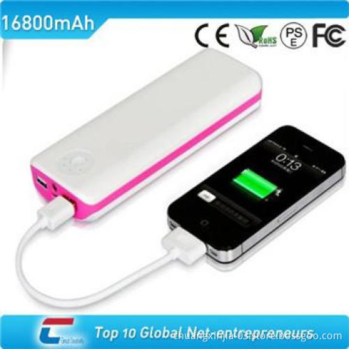 Portable charger for ipad with dual USB interface 16800mah